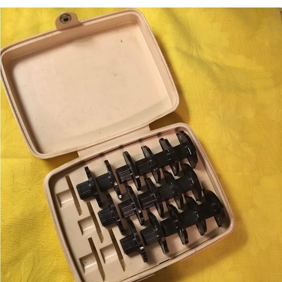 Vintage Sewing Machine Stitch Cams Top Hat Discs Fashion Accessories - Picture 2 of 6